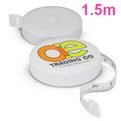 10A1 promotional 1.5M white round retractable tape