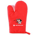 10F6      custom branding insulated microwave oven/BBQ/Baking insulated cotton gloves