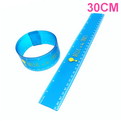 10G1   promotional transparent soft pvc rulers 30cm