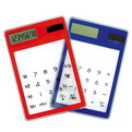 10O7    Color Transparent Slim Calculator Solar Calculator