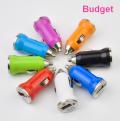 A16 Promotional Bullet car charger universal color car charger usb car phone charger