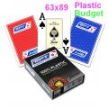 10D8 Budget Plastic PVC playing card 63x89mm
