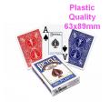 10D10 Quality Plastic PVC playing card 63x89mm
