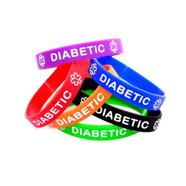 20E15A Promotional Printed Silicone Wristbands