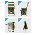 20J07 foldable & portable cooler bag chair