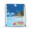GE03A polyester drawstring backpack bags with full color printing