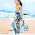CF09  sublimation full color printing beach scarf/light weight scarf