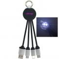 30F05 Promotional Cargo 3 in 1 LED Charging Cables
