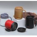Z64 304 stainless steel coffee cup portable tea cup with lid handle 500ml