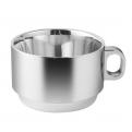 Z69 300ml Stainless steel double coffee cup stainless steel handle insulated coffee cup