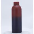 Z40B-500-F Branded 500ml Vacuum plastic paint gradient finish insulated sport bottle