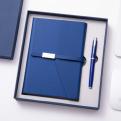10T20C Premium navy blue 2pcs/set Metal pen & note book gifts sets