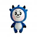 30M013 Company mascot custom LOGO plush panda teddy bear toy