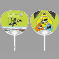 20A01    promotional Advertising fan pp hand held plastic fans