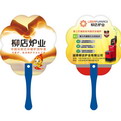 20A03    promotional Advertising fan pp hand held plastic fans