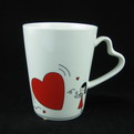 B02 advertising corporate bone china coffee mug gift 
400 ml