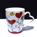 B14 premium creative bone china coffee mug gift 
350ml




