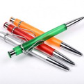 DP45 Hot Plastic Press Ball Pen Business Advertising Pen Print logo Office Stationery Factory Outlet