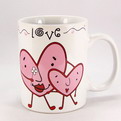 E01-1C advertising giveaway ceramic mug gift 330ml