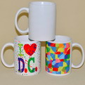 E01-6C Logo brand photo printing/sublimation ceramic mug gift 330ml