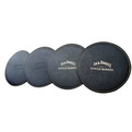 F09 printing Deluxe single pu leather drink coaster
