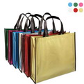 GD08 Color aluminum non-woven bag company Anniversary embossed green gift bag custom