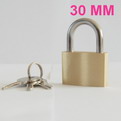 K01    promotional Thin copper brass  padlock 30mm