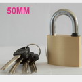 K06    Computer key 50mm waterproof ring copper brass padlock custom 50MM