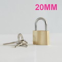 K07    promotional Thin copper brass padlock 20mm