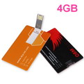 LA04-4GB     4G Plastic credit card USB flash 