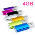 LA07-4GB     4G Plastic & metal USB flash 
