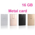 LB01-16GB     16G metal credit card USB flash 

