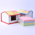 NA29 custom printing House shaped memo stickers