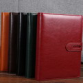 NB08 cheaper conference senior leather note books gift
