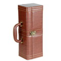 PR03 Corporate branded leather single red wine gift box sets 