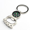 Q22   Foot compass opener keychain with logo laser engrave