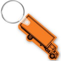 QB01-H    branded promotional pvc soft truck keychain