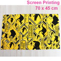 TA02-A 1-2 color screen printing quality cotton tea towel  70x45cm