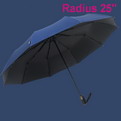 U03    Radius 25" Automatic folding umbrella