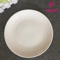 V01    custom  porcelain branded plate printing 6"