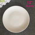 V07    custom  porcelain branded plate printing 12"