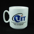 W07 Logo branded porcelain mug gift 
300 ml

